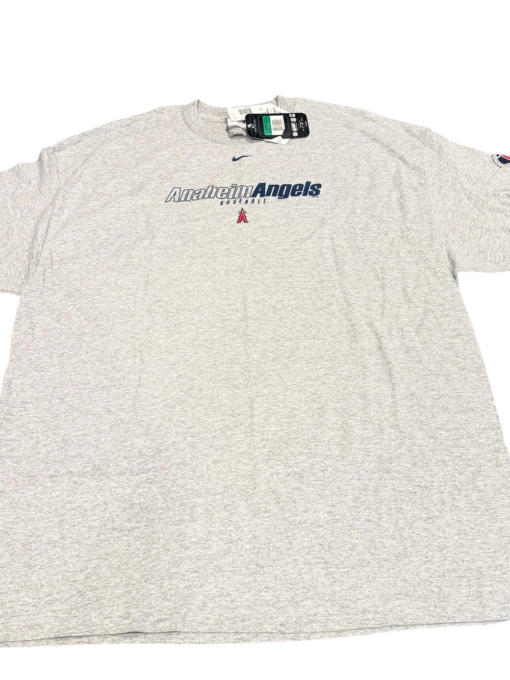 Vintage Nike center swoosh Anaheim Angels MLB t shirt men’s XL NWT New Y2K 2003